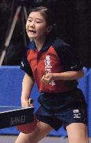 'Ai-chan' makes history at table tennis nationals